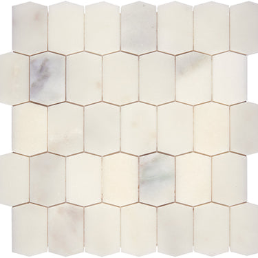 Calacatta Oliva Marble Picket Mosaic Polished/Honed Backsplash Tile