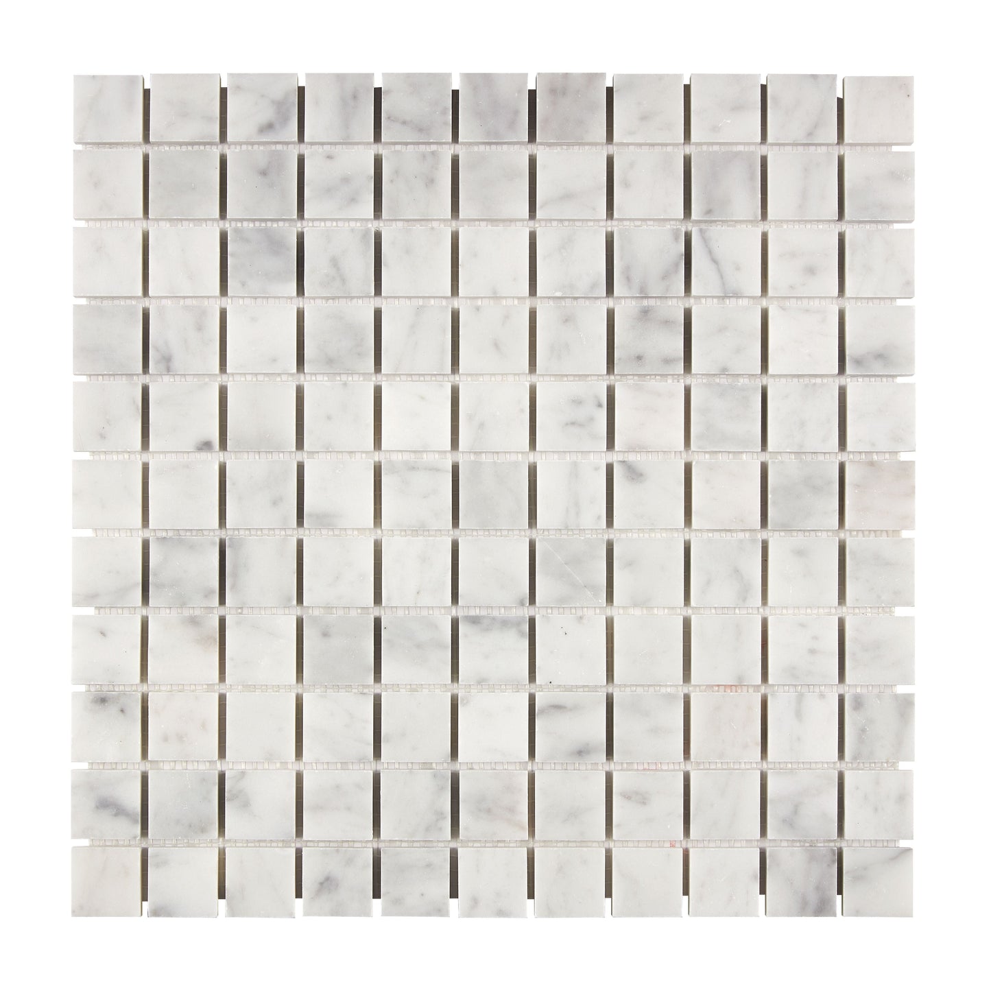Bianco Carrara White Marble 1’’ X 1’’ Mosaic Wall Tile