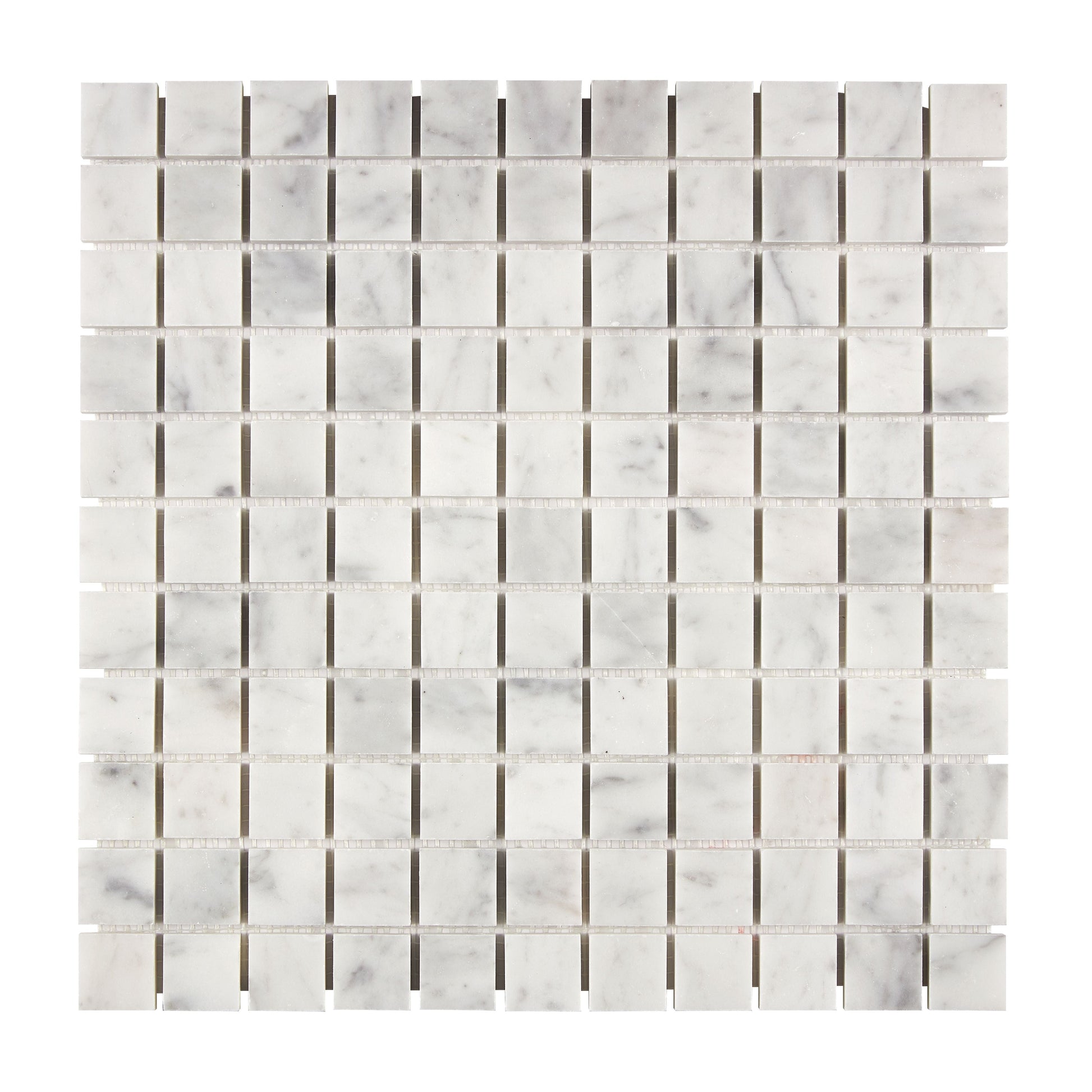 Bianco Carrara White Marble 1’’ X 1’’ Mosaic Wall Tile