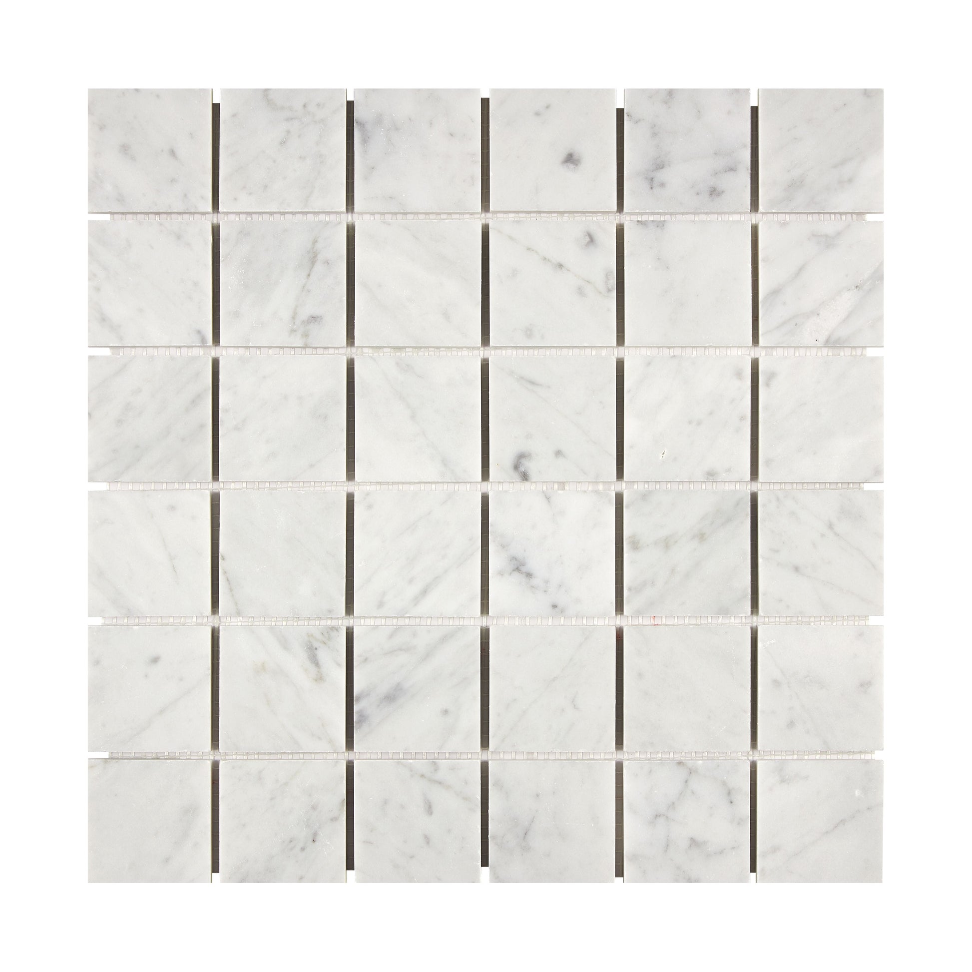 Bianco Carrara White Marble 2’’ X 2’’ Mosaic Wall Tile