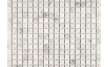 Bianco Carrara White Marble 5/8 X 5/8 Mosaic Wall Tile