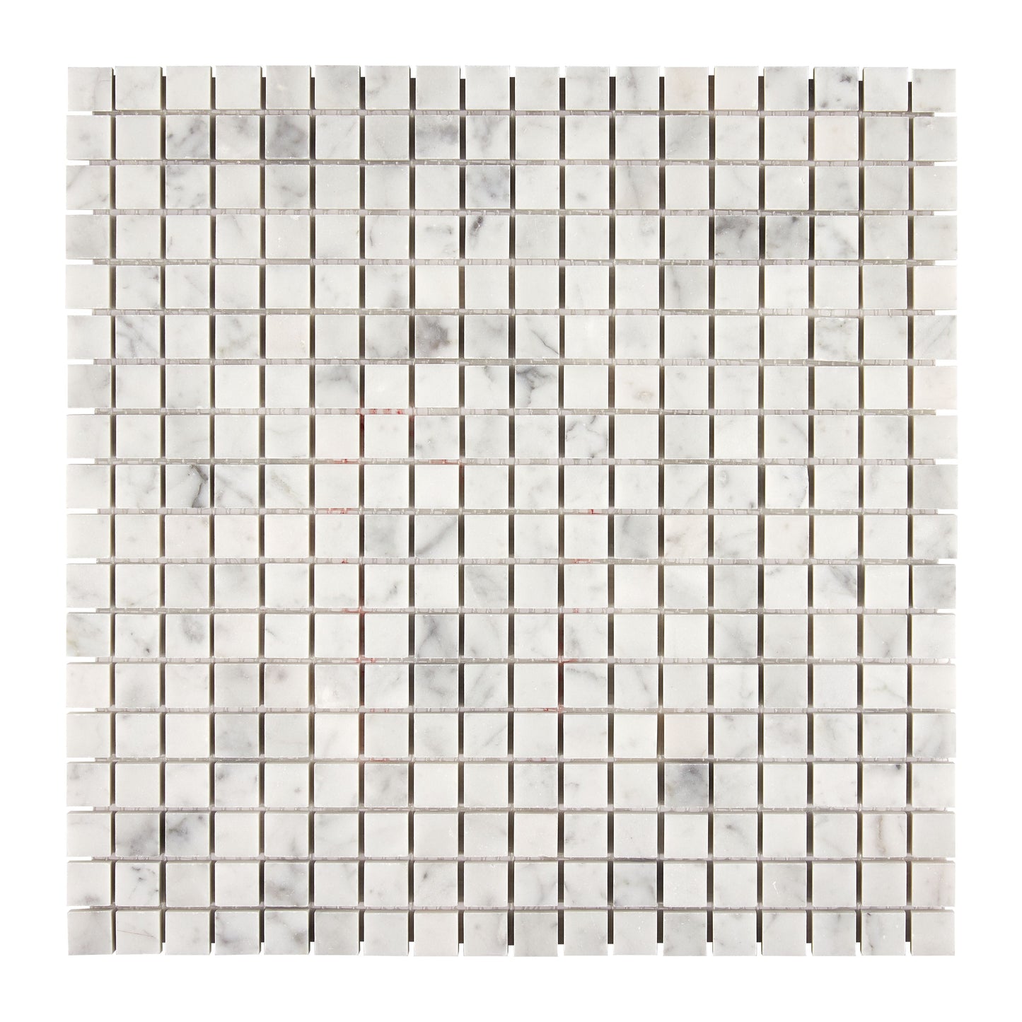 Bianco Carrara White Marble 5/8’’ X 5/8’’ Mosaic Wall Tile