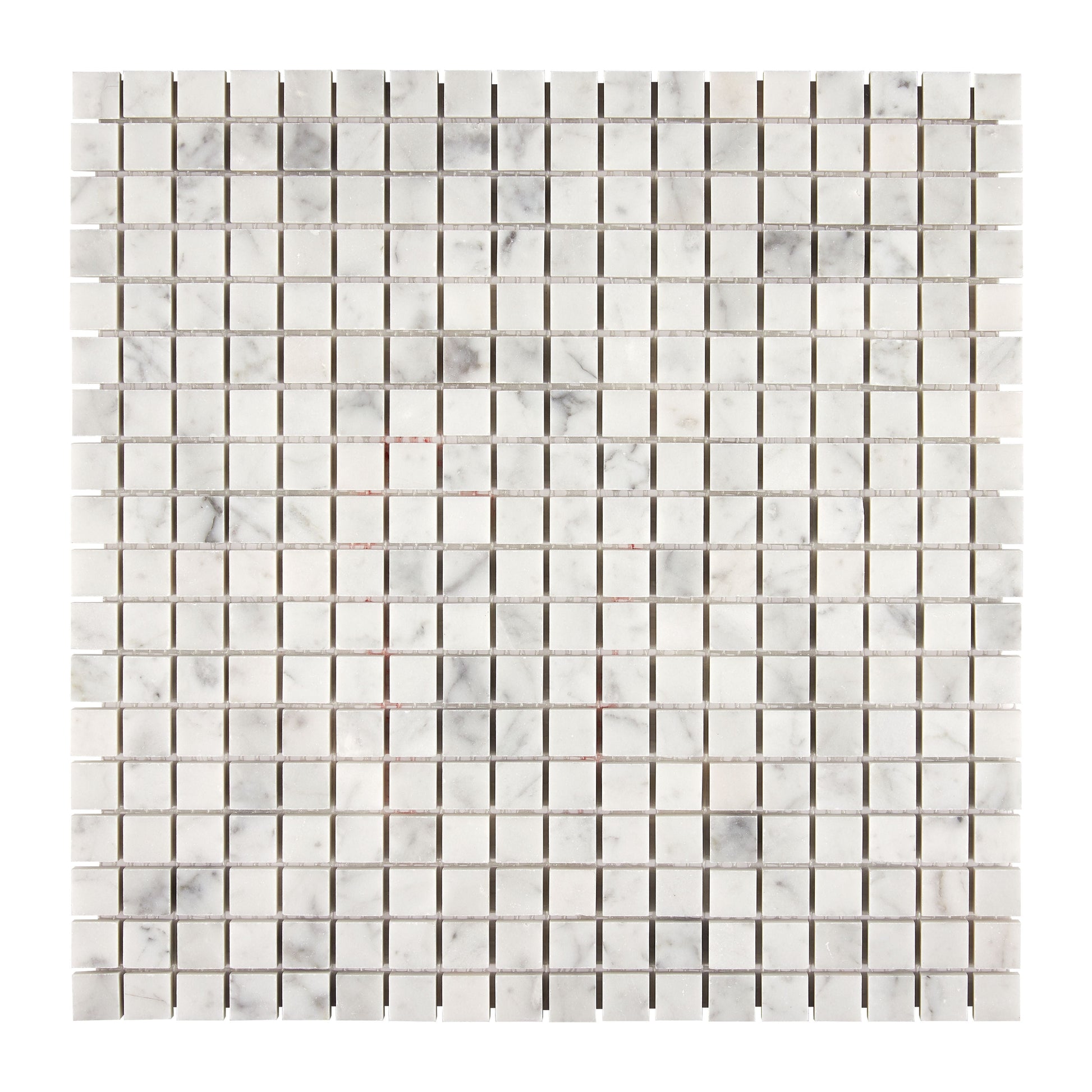 Bianco Carrara White Marble 5/8’’ X 5/8’’ Mosaic Wall Tile