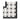 Bianco Carrara White Marble Florida Flower Border Corner with Black Accent & Trim Tile