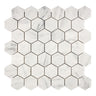 Bianco Carrara White Marble 2 X 2 Hexagon Mosaic Wall Tile