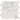 Calacatta Gold Marble Triangular Hexagon Mosaic Tumbled Wall Tile
