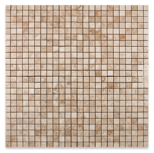 Cappuccino Marble 1" X 1" Mosaic