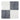 Checkerboard Marble Tile - Bianco Dolomite & Bardiglio Nuvolato
