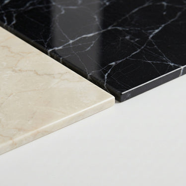 Checkerboard Marble Tile - Nero Marquina & Botticino