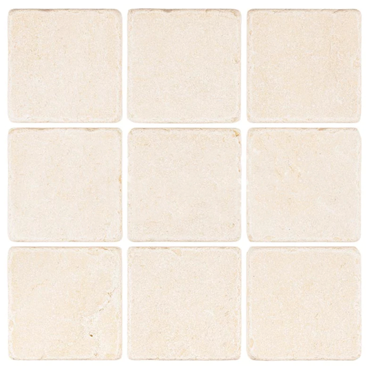 Crema Marfil Marble 4" X 4" Tile