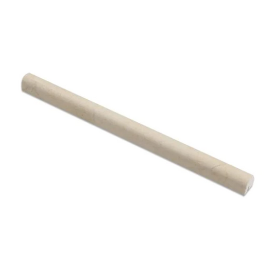 Crema Marfil Marble 3/4" X 12" Bullnose Liner