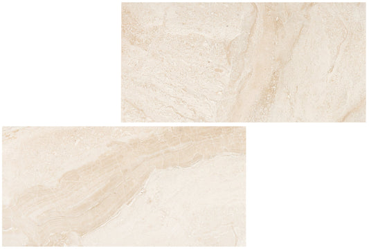 Diano Royal (Queen Beige) Marble 6’’ X 12’’ Tile Polished/Honed Wall Tile