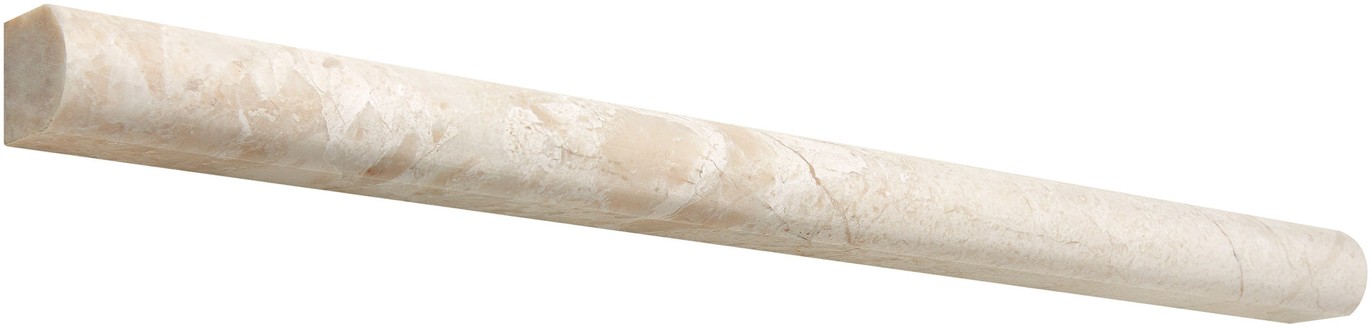 Diano Royal (Queen Beige) Marble 3/4’’ X 12’’ Bullnose Liner Polished/Honed Liner