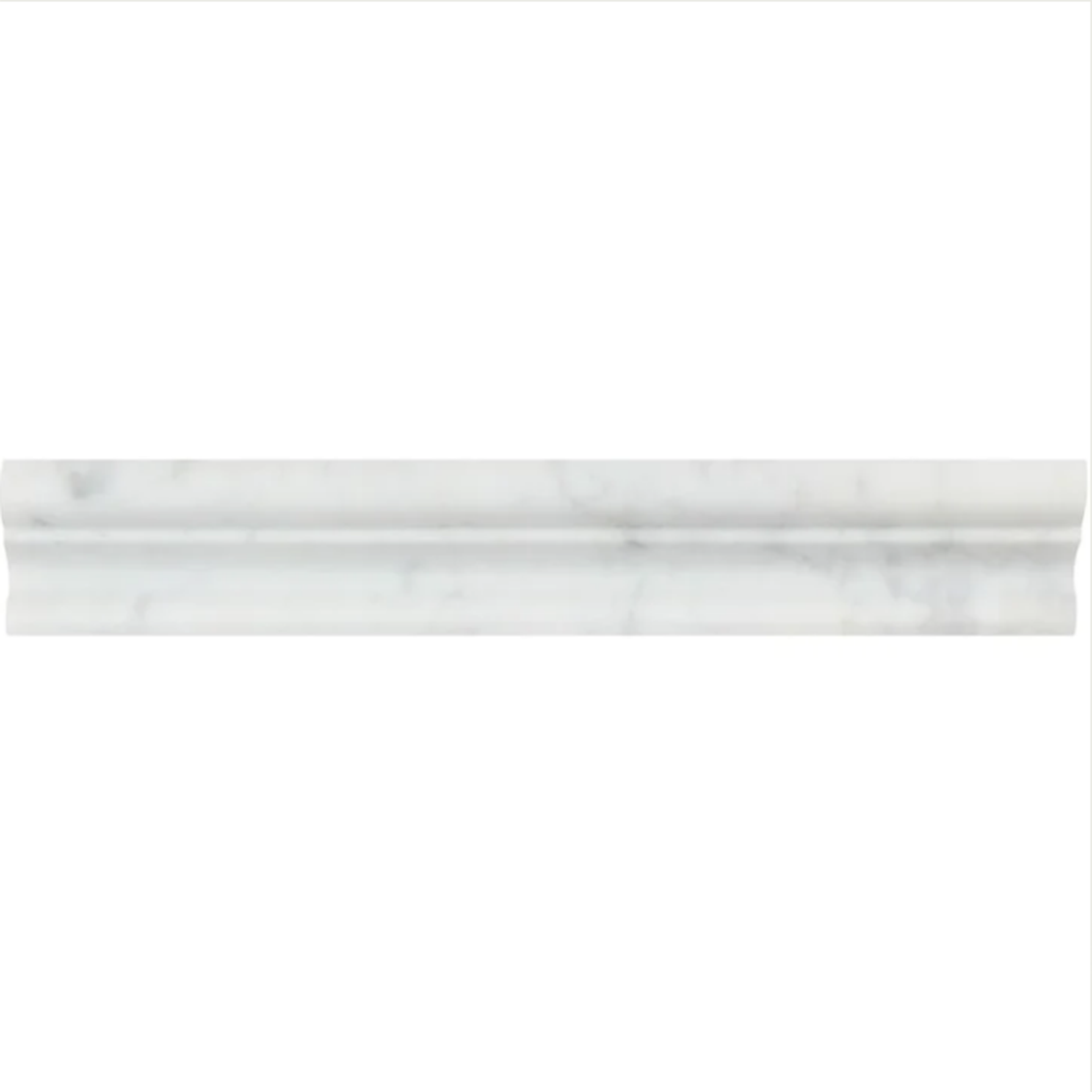 Bianco Carrara White Marble 2’’ X 12’’ Crown Molding Crown