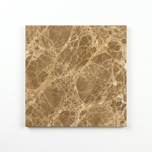 Emperador Light Marble Tile - 12x12