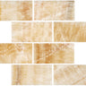 Giallo Crystal Honey Onyx 3’’ X 6’’ Tile Micro-Beveled Polished Wall Tile