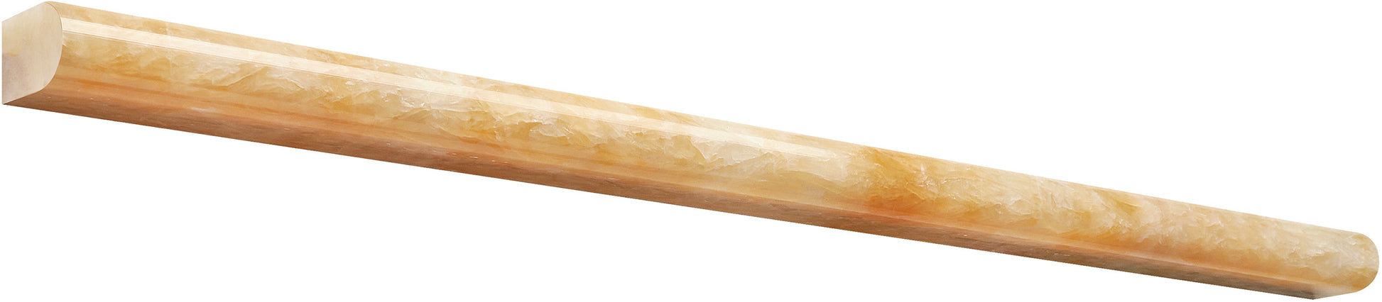 Giallo Crystal Honey Onyx 1/2’’ X 12’’ Pencil Liner Polished Liner