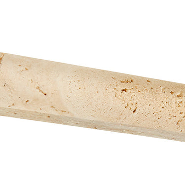 Ivory (Light) Travertine 1/2’’ X 12’’ Pencil Liner Honed Liner