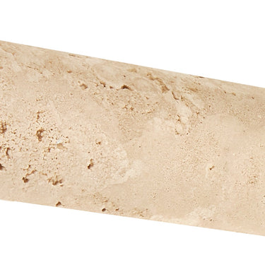 Ivory / Light Travertine 1’’ X 12’’ Quarter-Round Trim Honed Quarter-Round