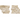 Ivory (Light) Travertine Ledger Panel Corner Split-Faced Wall Tile