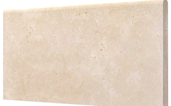 Ivory (Light) Travertine 12’’ X 24’’ Pool Coping 3 cm Tumbled Wall Tile
