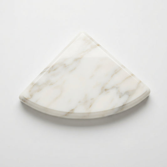 Calacatta Gold Marble Shower Corner Shelf