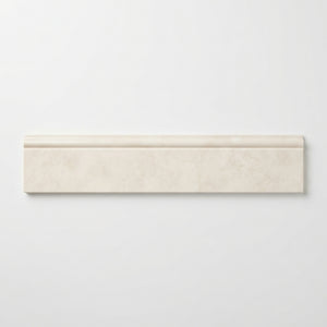 White Pearl Botticino Marble Trim - Baseboard