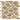 Mixed (Ivory + Noce + Gold) Travertine Mosaic - 1x2 Brick