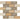 Mixed (Ivory + Noce + Gold) Travertine Mosaic - 2x4 Brick