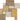 Mixed (Ivory + Noce + Gold) Travertine Mosaic - OPUS Mini-Pattern