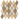 Mixed (Ivory + Noce + Gold) Travertine Mosaic - 2x4 Diamond