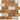 Mixed (Ivory + Noce + Gold) Travertine Mosaic - 2x4 Brick