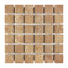Noce Travertine 2’’ X 2’’ Mosaic Tumbled/Filled & Honed/CNC-Arched Wall Tile