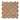 Noce Travertine Basketweave Mosaic (w/ Ivory Dots) Tumbled Wall Tile