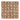 Noce Travertine 5/8’’ X 1-1/4’’ Pinwheel Mosaic w/ Ivory Dots Tumbled Wall Tile