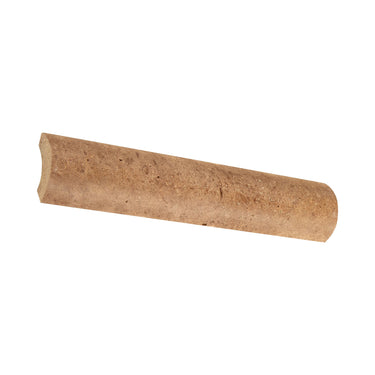 Noce Travertine 1’’ X 12’’ Quarter-Round Trim Honed Quarter-Round