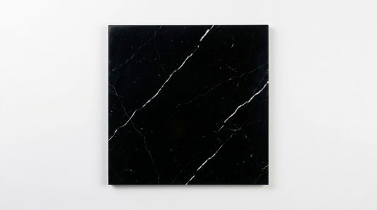 Nero Marquina Marble Tile - 12x12