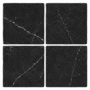 Nero Marquina Marble Tile - 6x6