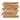 Noce Exotic Travertine Mosaic - Manhattan Random-Strip Vein-Cut
