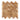 Noce Exotic Travertine Vein-Cut 1’’ X 2’’ Herringbone Mosaic Brushed & Unfilled/Polished & Unfilled Brushed & Unfilled