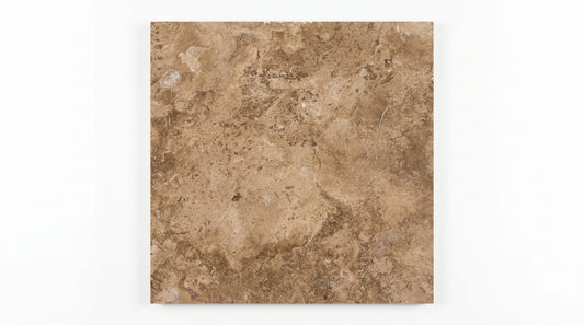 Noce Travertine Tile - 12x12 Cross-Cut