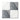 Checkerboard Marble Tile - Oriental White & Bardiglio Nuvolato