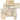 Philadelphia Travertine OPUS Mini-Pattern Mosaic Interlocking Tumbled Wall Tile