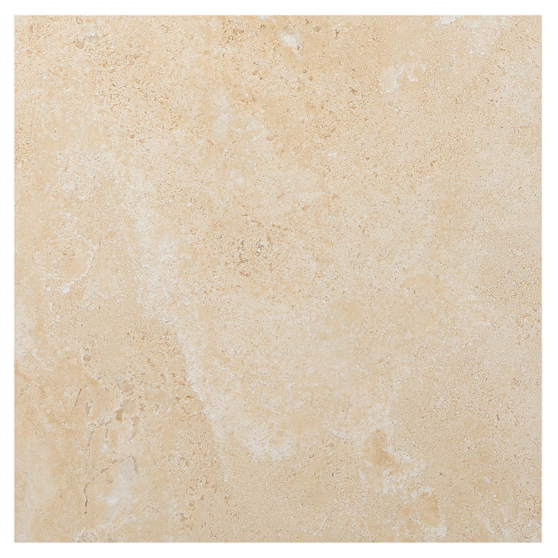 Durango Cream Travertine 24’’ X 24’’ Tile Micro-Beveled Filled & Honed Wall Tile