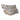Silver Pewter Blend Travertine Ledger Panel - CORNER Split-Faced Wall Tile