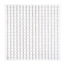 Thassos White Marble 5/8â€™â€™ X 5/8â€™â€™ Mosaic Polished/Honed Backsplash Tile