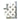 Thassos White Marble Basketweave Border CORNER (w/ Blue-Gray) Polished/Honed Accent & Trim Tile