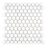 Thassos White Marble 1’’ X 1’’ Hexagon Mosaic Polished/Honed Backsplash Tile
