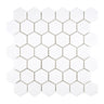 Thassos White Marble 2’’ X 2’’ Hexagon Mosaic Polished/Honed Backsplash Tile