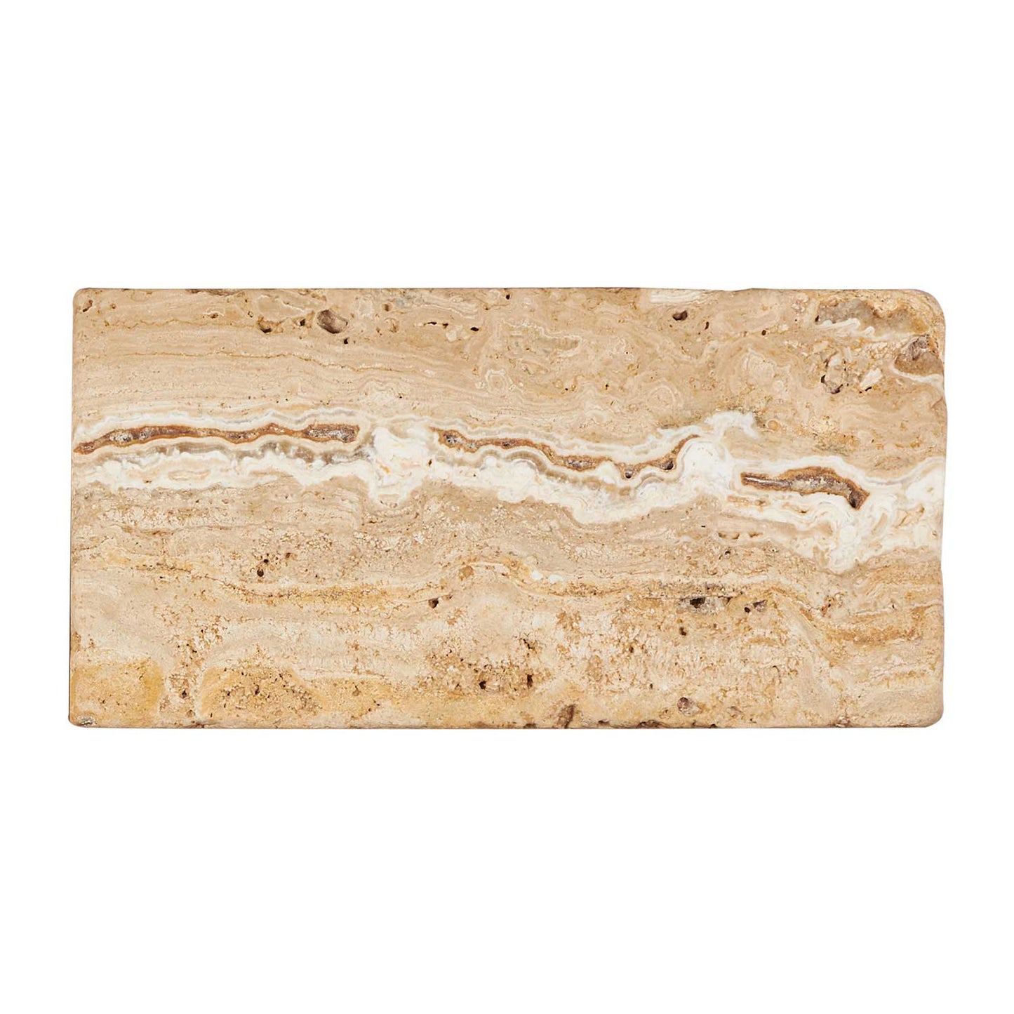 Valencia Travertine 3’’ X 6’’ Tile Tumbled Wall Tile
